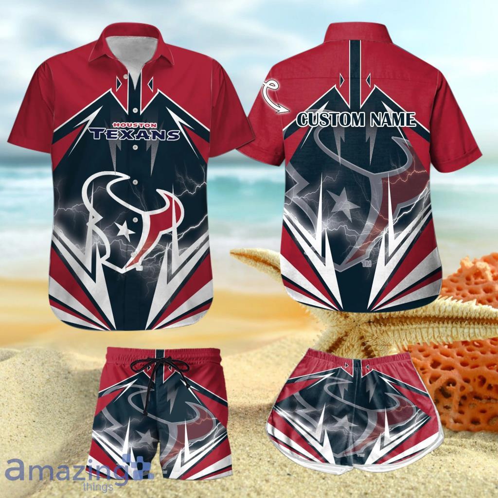 Houston Texans 3D Personalized Hawaii Shirt And Shorts Gift For Men And  Women