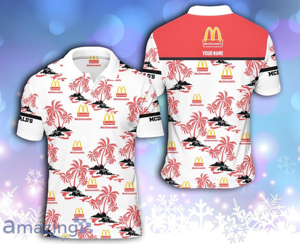 Personalized Mcdonald's Logo Tropical Polo Shirt Gift For Men And Women Product Photo 1