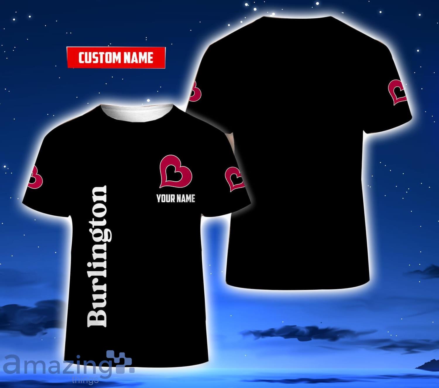 Personalized Name  Burlington 3D T-Shirt Unisex Men And Women Gift Product Photo 1