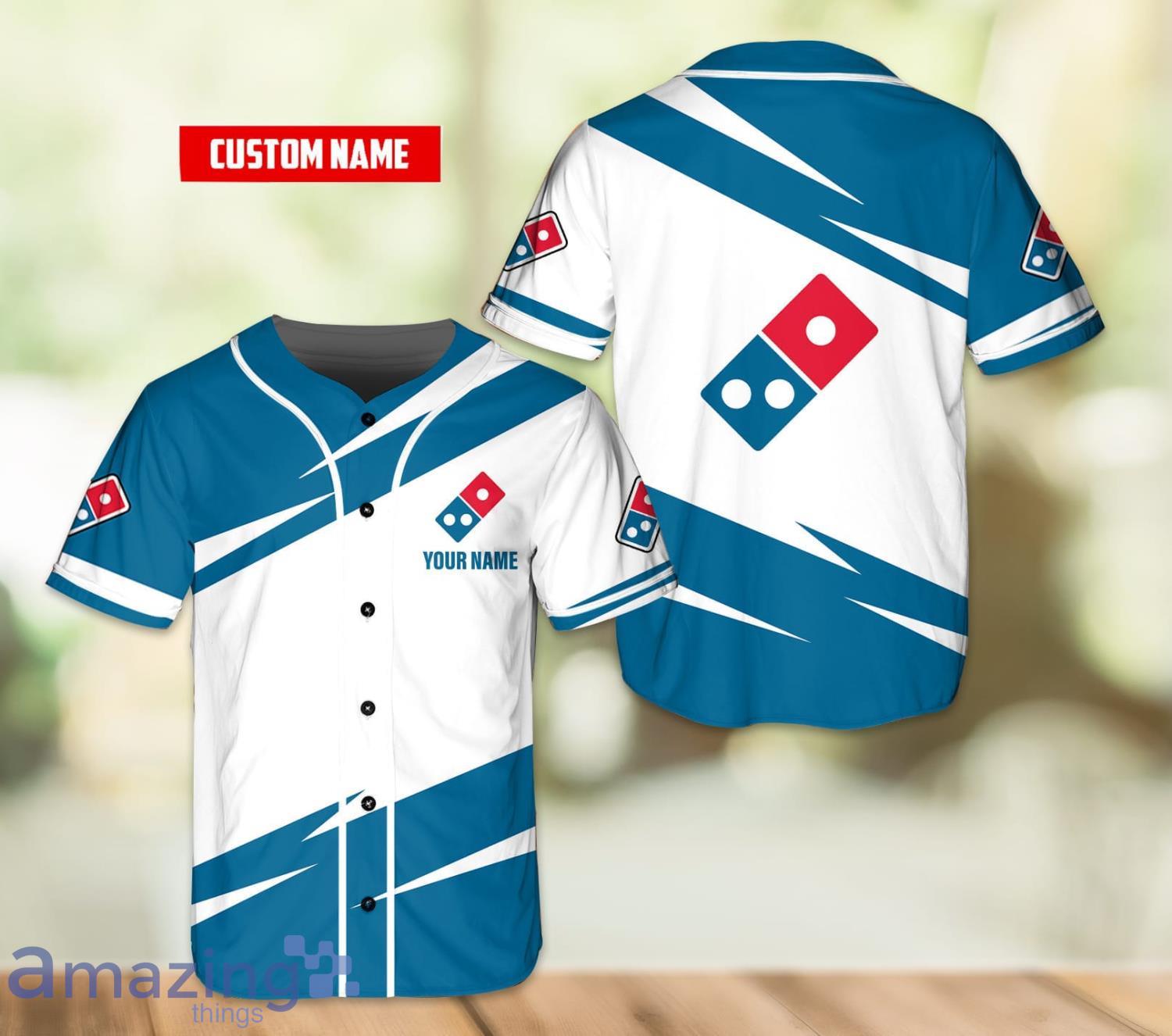 Personalized Domino's Pizza Baseball Jersey Shirt Gift For Men And Women