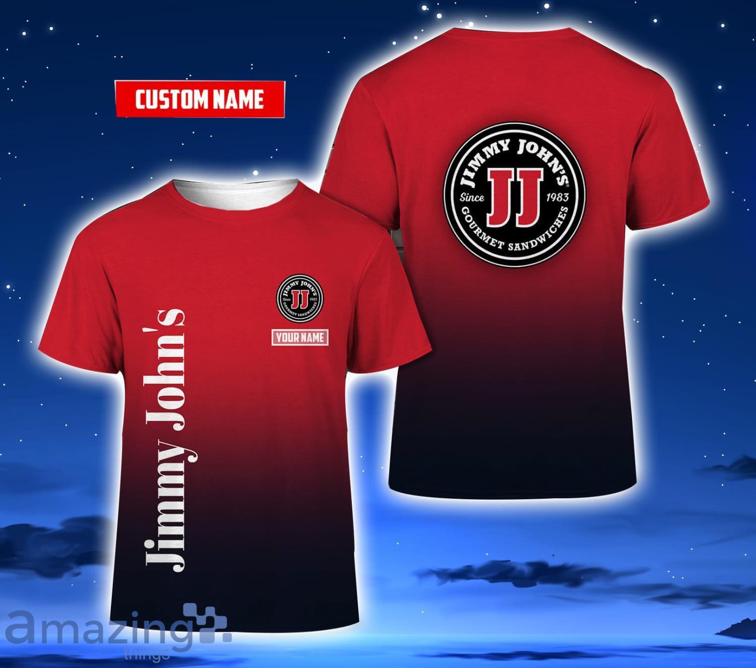 Personalized Name Jimmy John's 3D T-Shirt Unisex Men And Women Gift Product Photo 1
