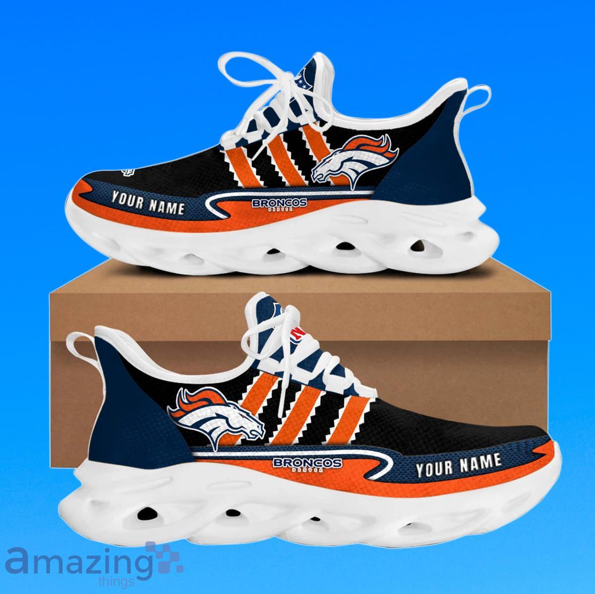 Personalized Name NFL Denver Broncos Max Soul Shoes Best Gift