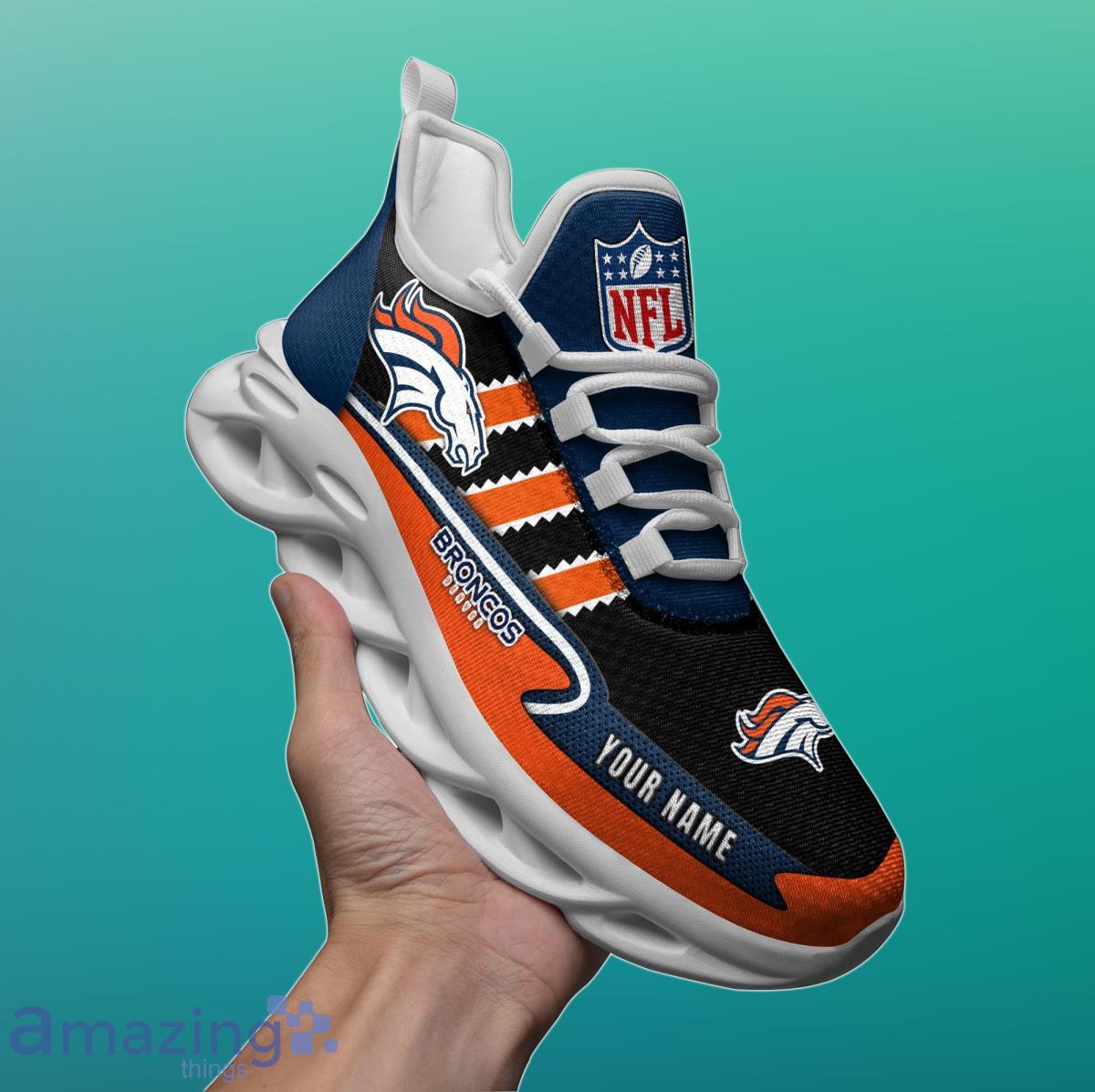 BEST NFL Denver Broncos Max Soul Sneaker Custom Name