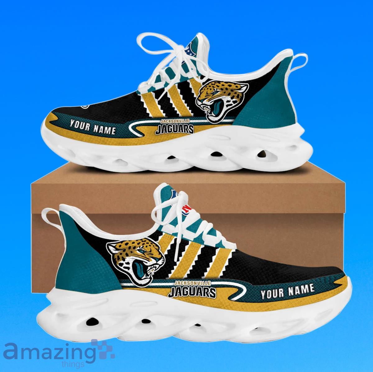 Jacksonville Jaguars NFL Personalized Premium Air Force Shoes