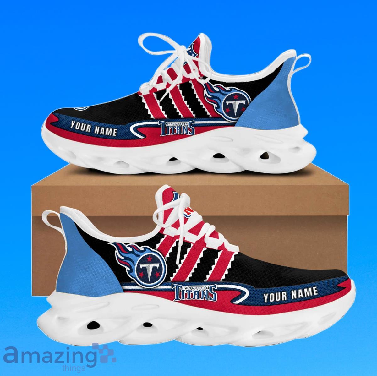 Personalized Name NFL Tennessee Titans Max Soul Shoes Best Gift