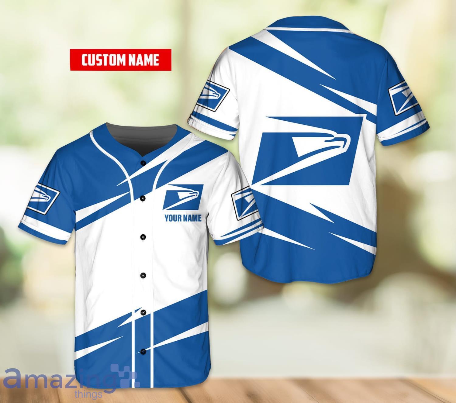 Custom Name Usps Men And Women Baseball Jersey Shirt