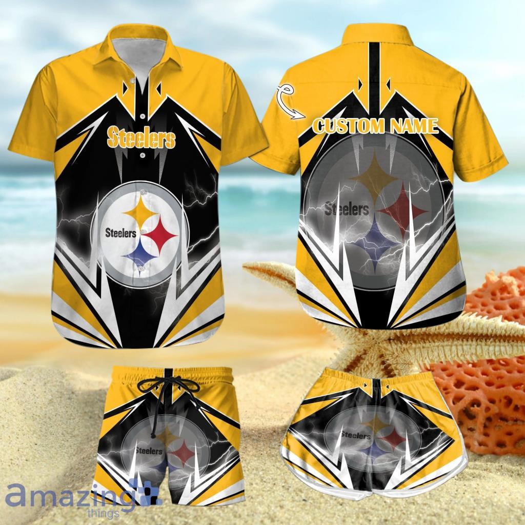 Pittsburgh Steelers NFL Personalized Hawaiian Shirt Gift For Men