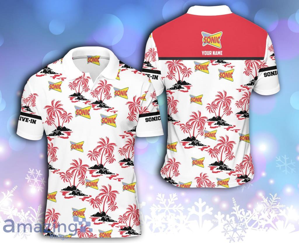 Personalized Sonic Drive-In Logo Tropical Polo Shirt Gift For Men And Women Product Photo 1