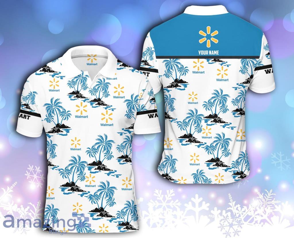 Personalized Walmart Logo Tropical Polo Shirt Gift For Men And Women Product Photo 1