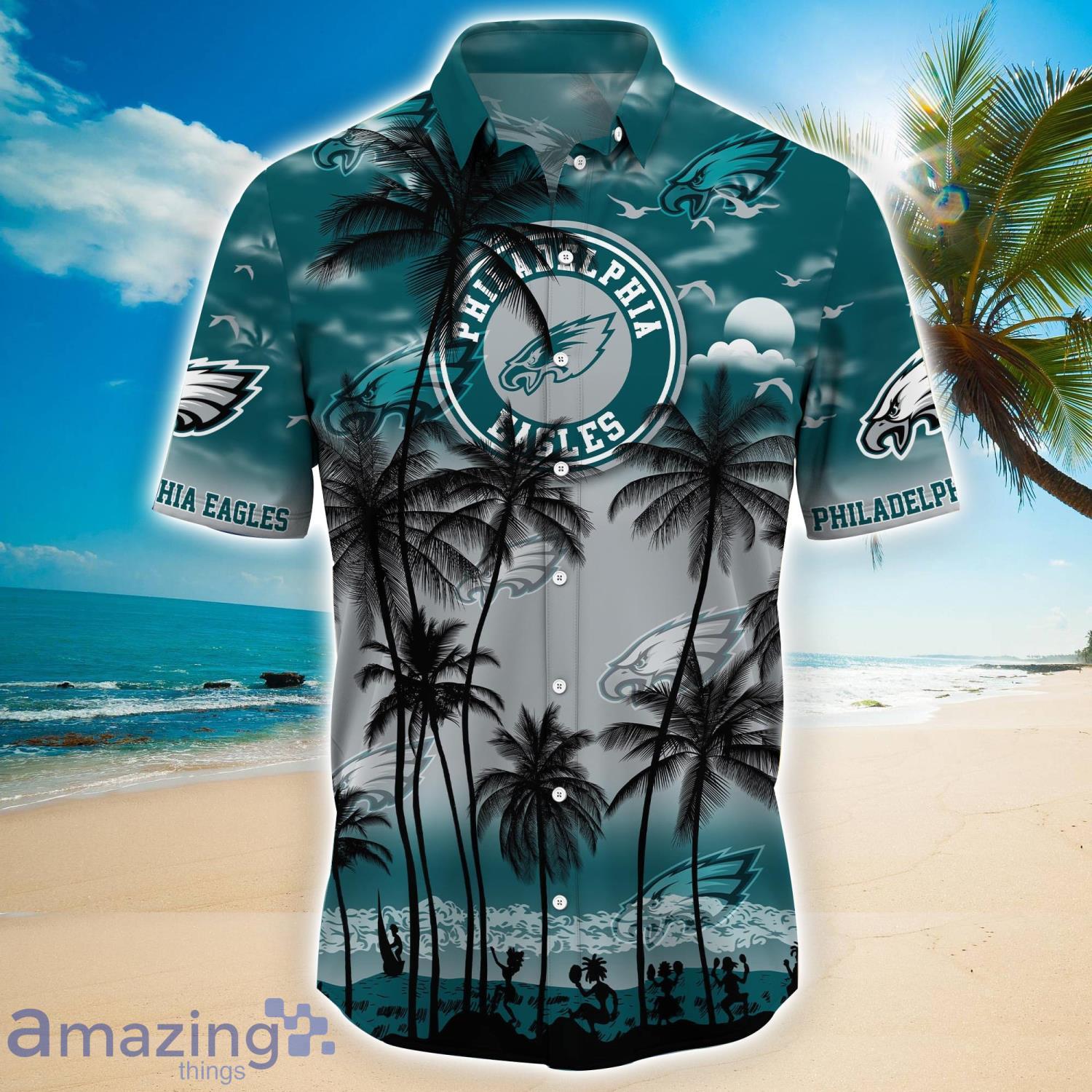 Philadelphia Eagles Hawaiian Shirt - Trendy Aloha