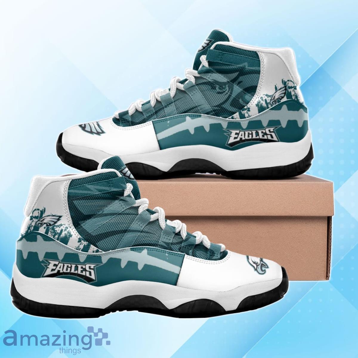 Philadelphia Eagles Air Jordan 11 Sneakers Unique Gift For Men And Women Fans Product Photo 1