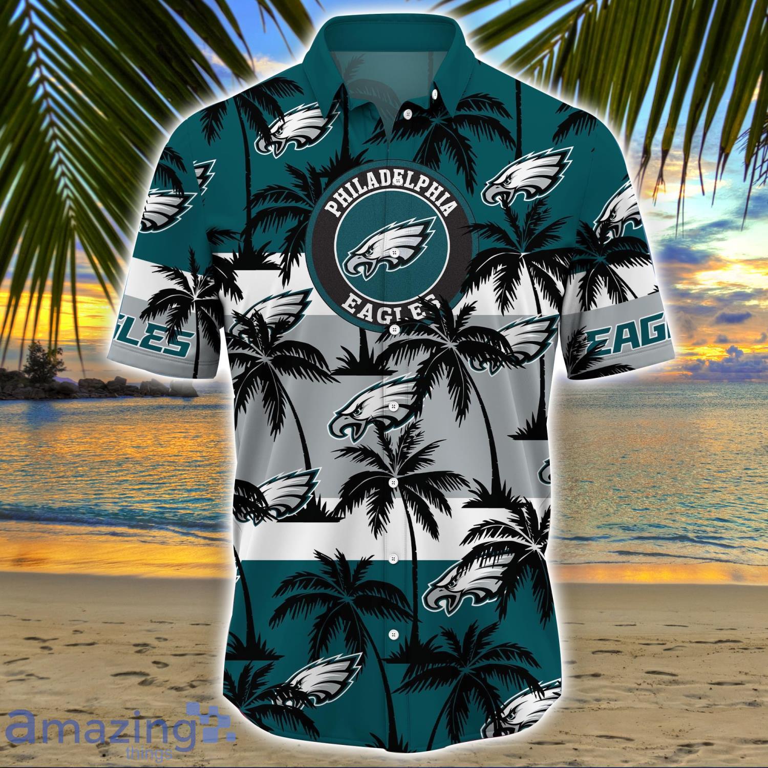 Philadelphia Eagles Symbol Louis Vuitton Hawaiian Shirt