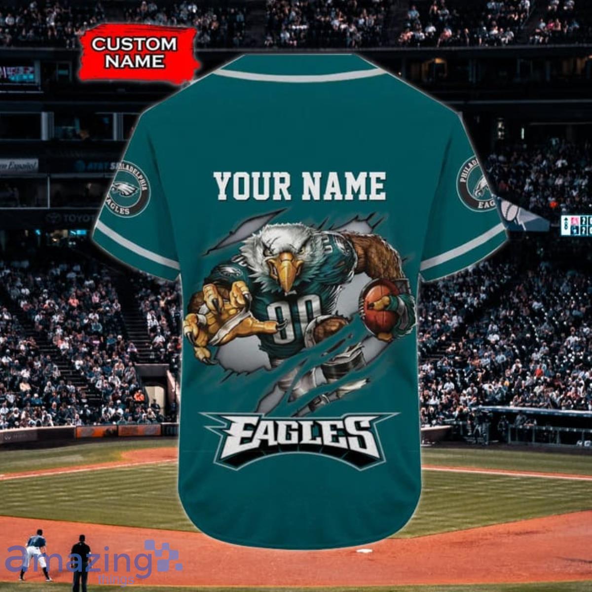 custom philadelphia eagles jersey