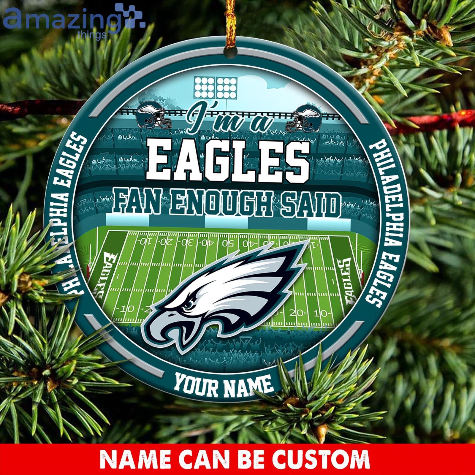 Philadelphia Eagles Tree With Hat Ornament