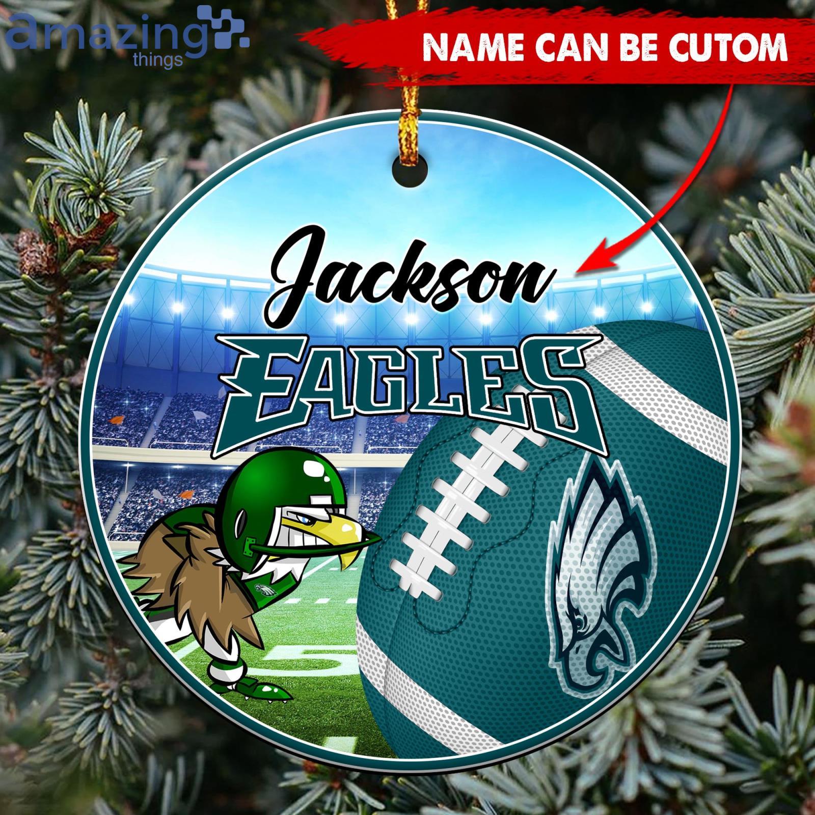 Philadelphia Eagles Tree With Hat Ornament