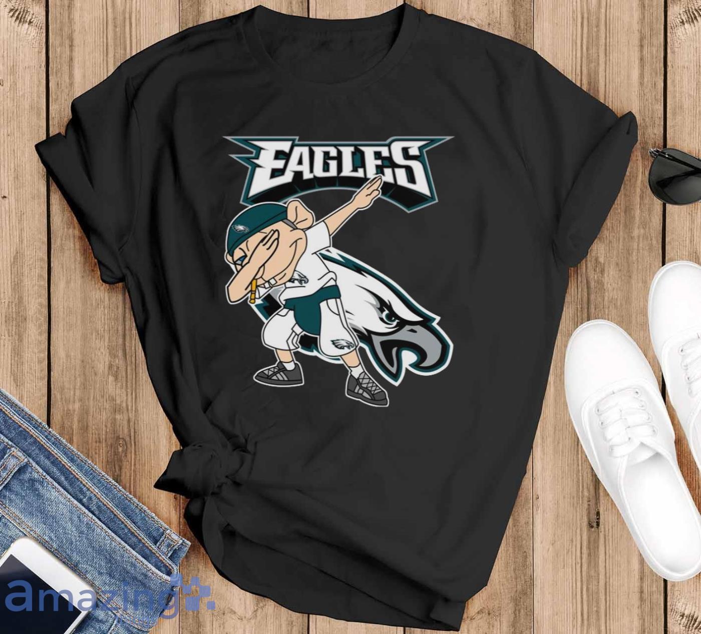 Philadelphia Eagles NFL Football Jeffy Dabbing Sports T Shirt For Men And Women - Black T-Shirt