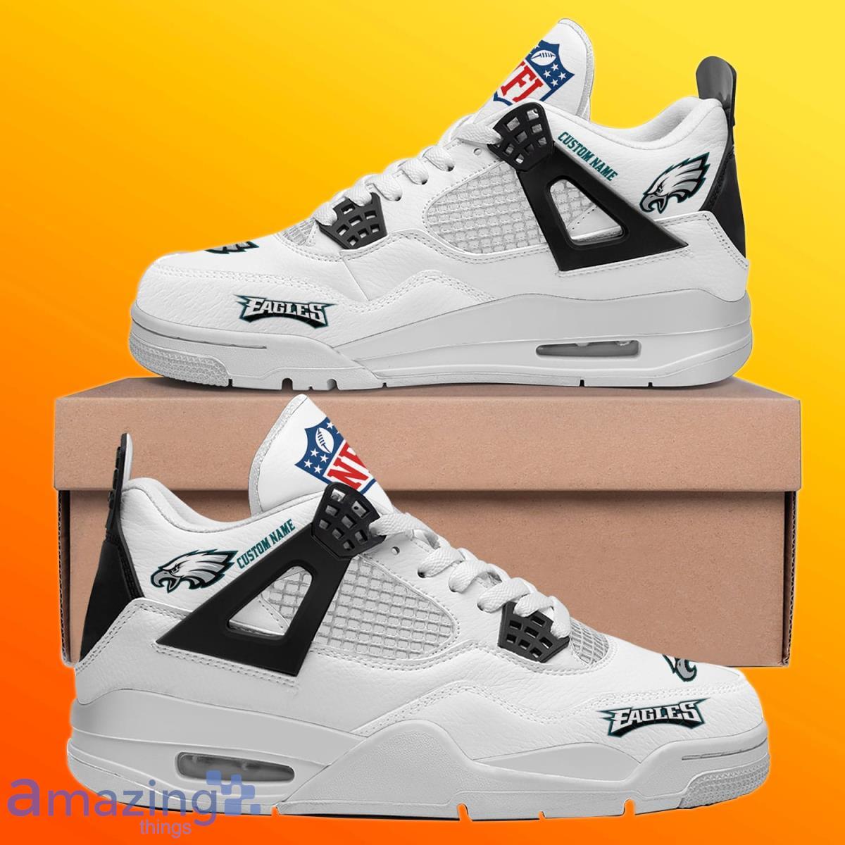 Philadelphia Eagles Caro Pattern Personalized Air Jordan 4 Sneaker, Eagles  NFL Shoes - The Clothes You'll Ever Need