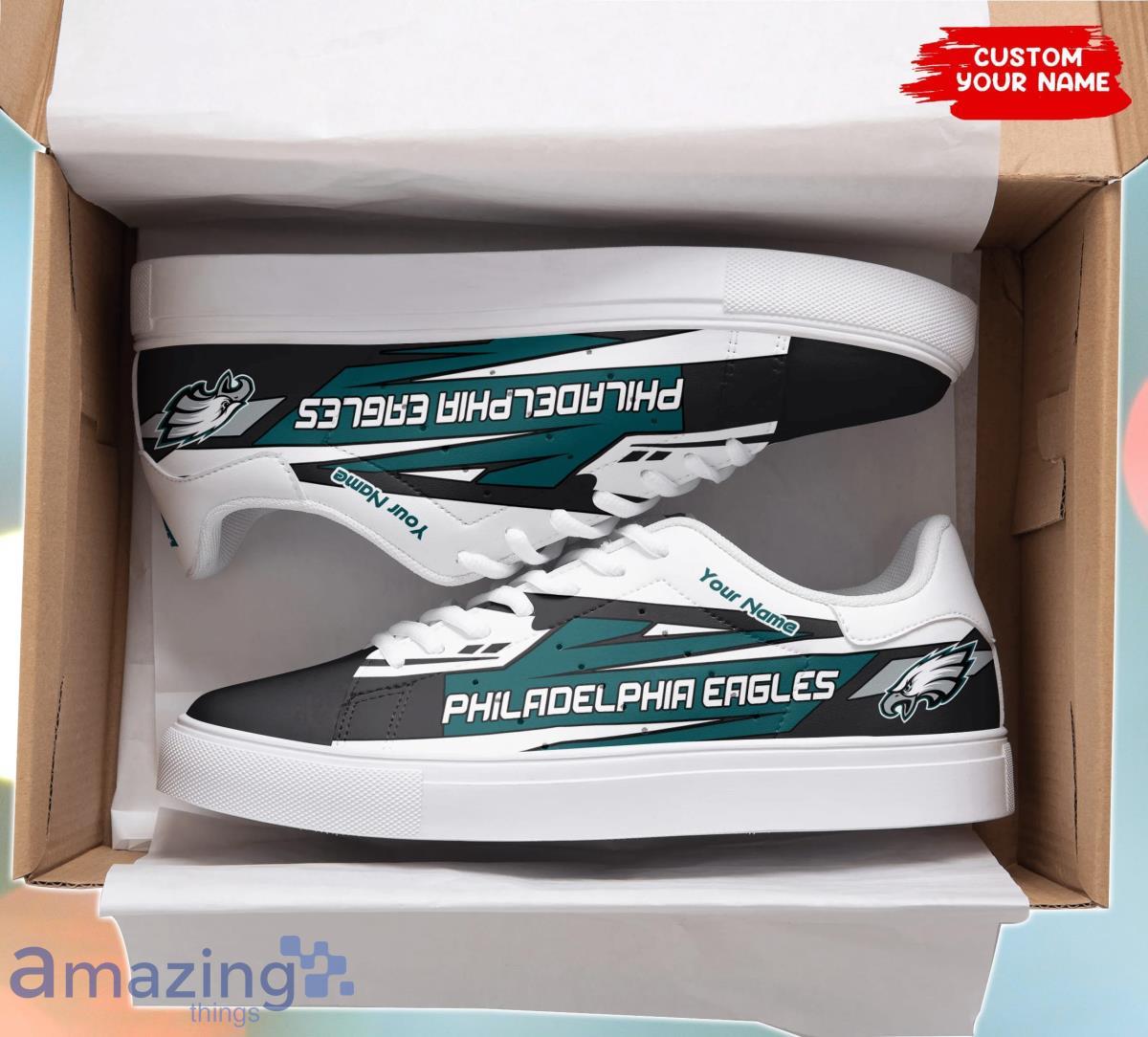 Philadelphia Eagles Logo Stan Smith Skate Shoes Gift For Eagles