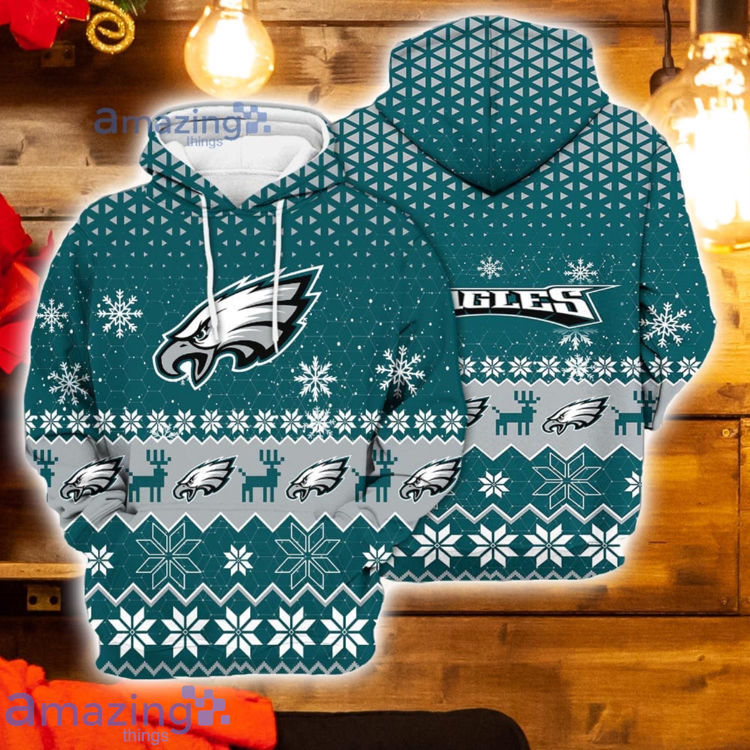 Merry Christmas Season 2023 Philadelphia Eagles 3D Hoodie Christmas Gift  For Men And Women