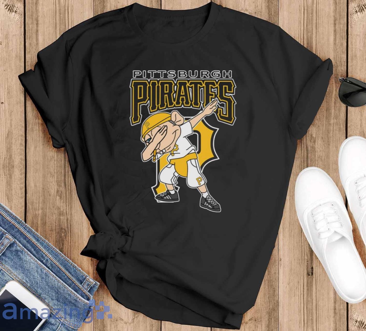 Pittsburgh Pirates MLB Baseball Jeffy Dabbing Sports T Shirt For Men And Women - Black T-Shirt