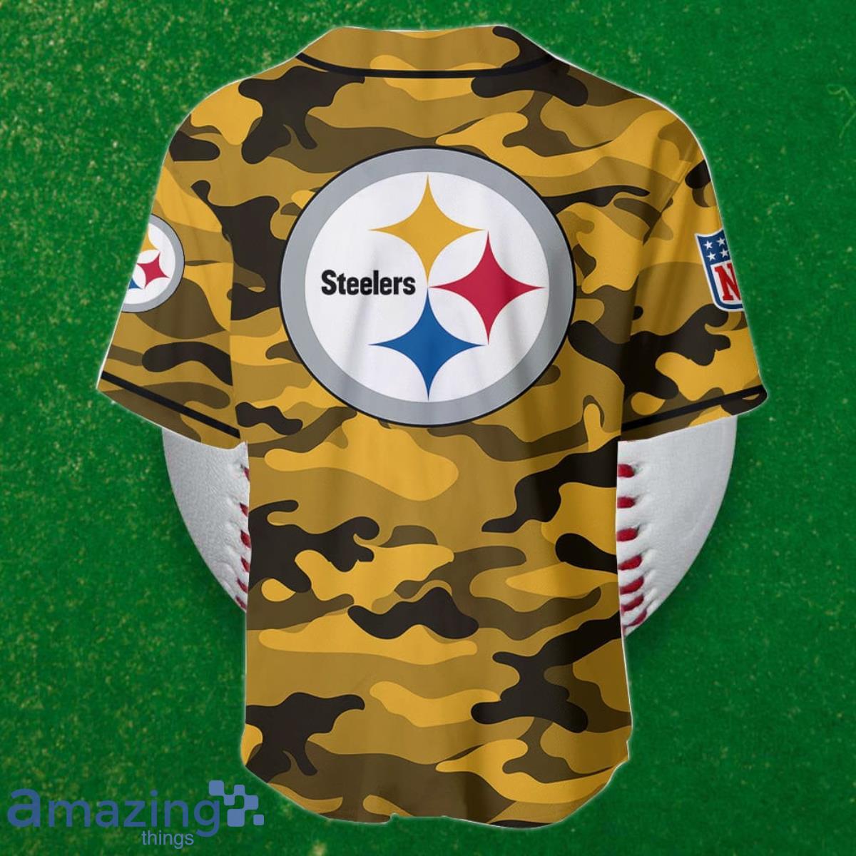 20% SALE OFF Pittsburgh Steelers Military T Shirt 3D Short Sleeve