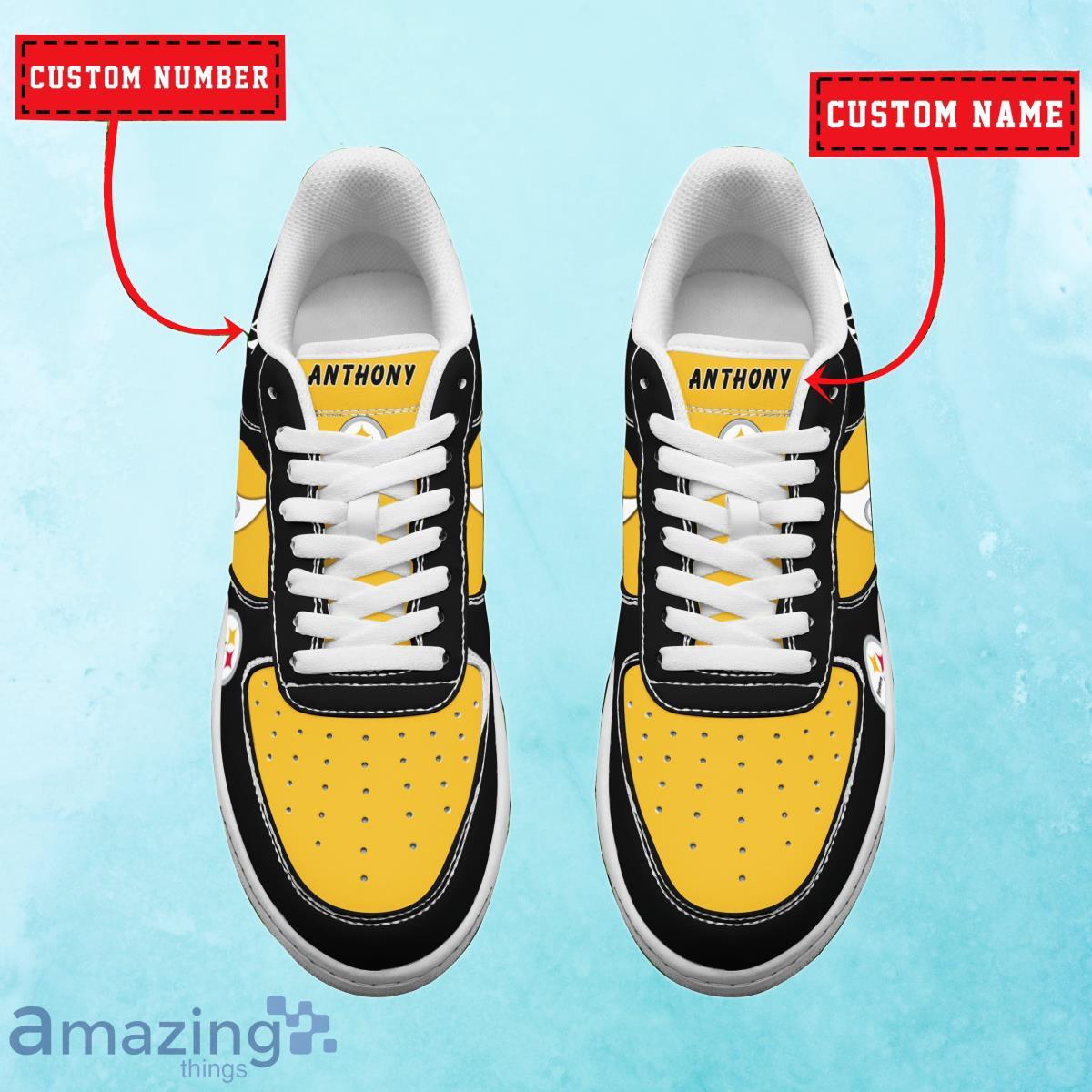 Pittsburgh Steelers Propel Custom Name Chunky Sneaker AOP Gift