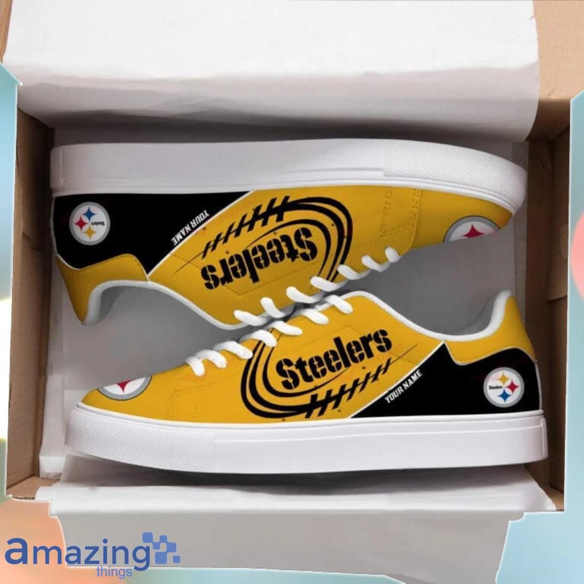 Pittsburgh Steelers Personalized New Low Top Shoes Style Gift For