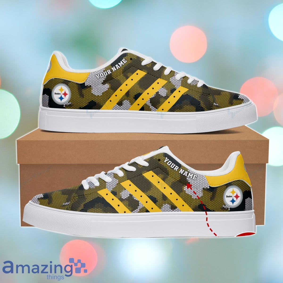 Pittsburgh Steelers Personalized New Low Top Shoes Style Gift For