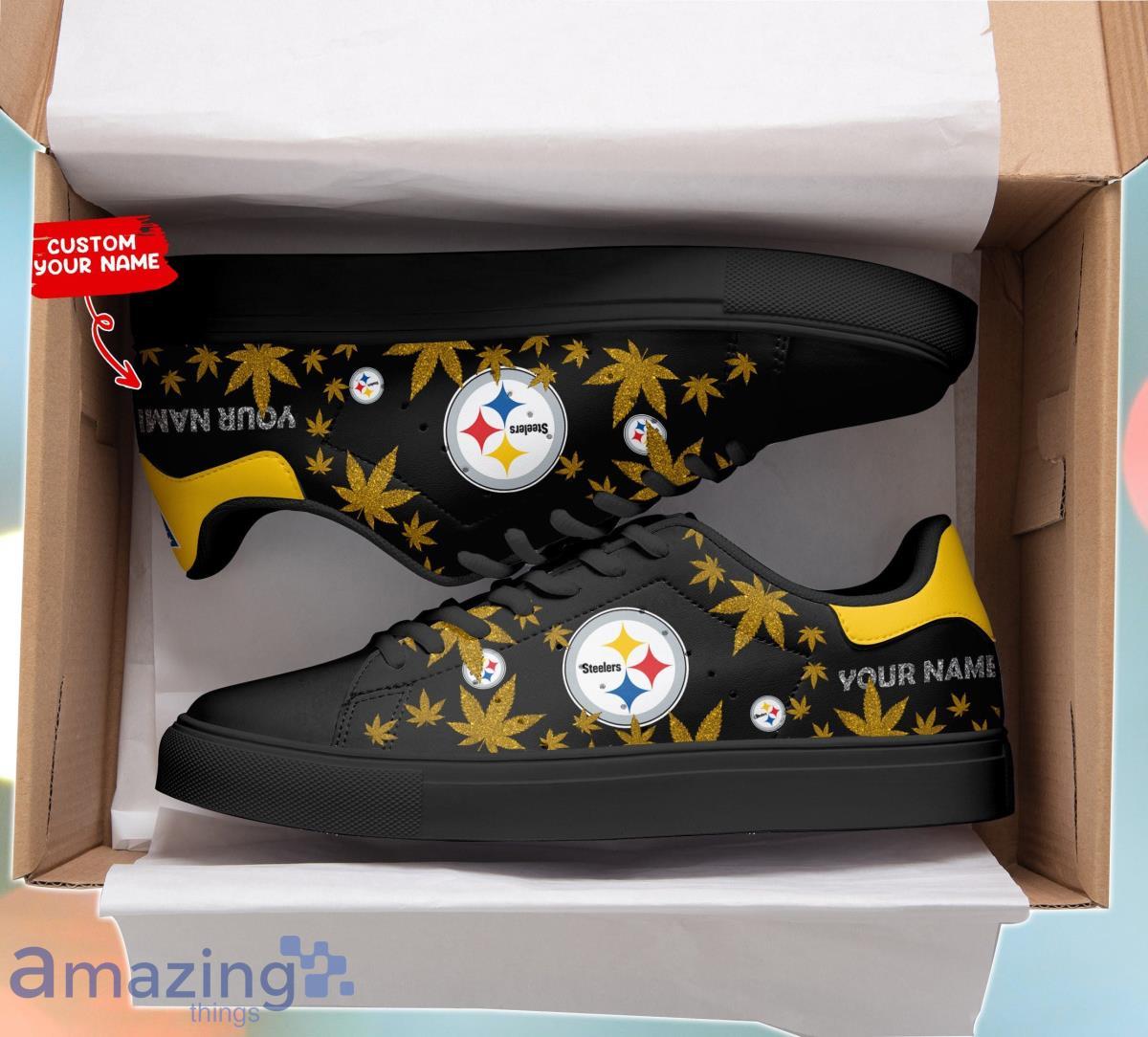 Pittsburgh Steelers Personalized Stan Smith Sneakers Best Gift For Real Fans image Pittsburgh Steelers Personalized Stan Smith Sneakers Best Gift For Real Fans Product Photo 2