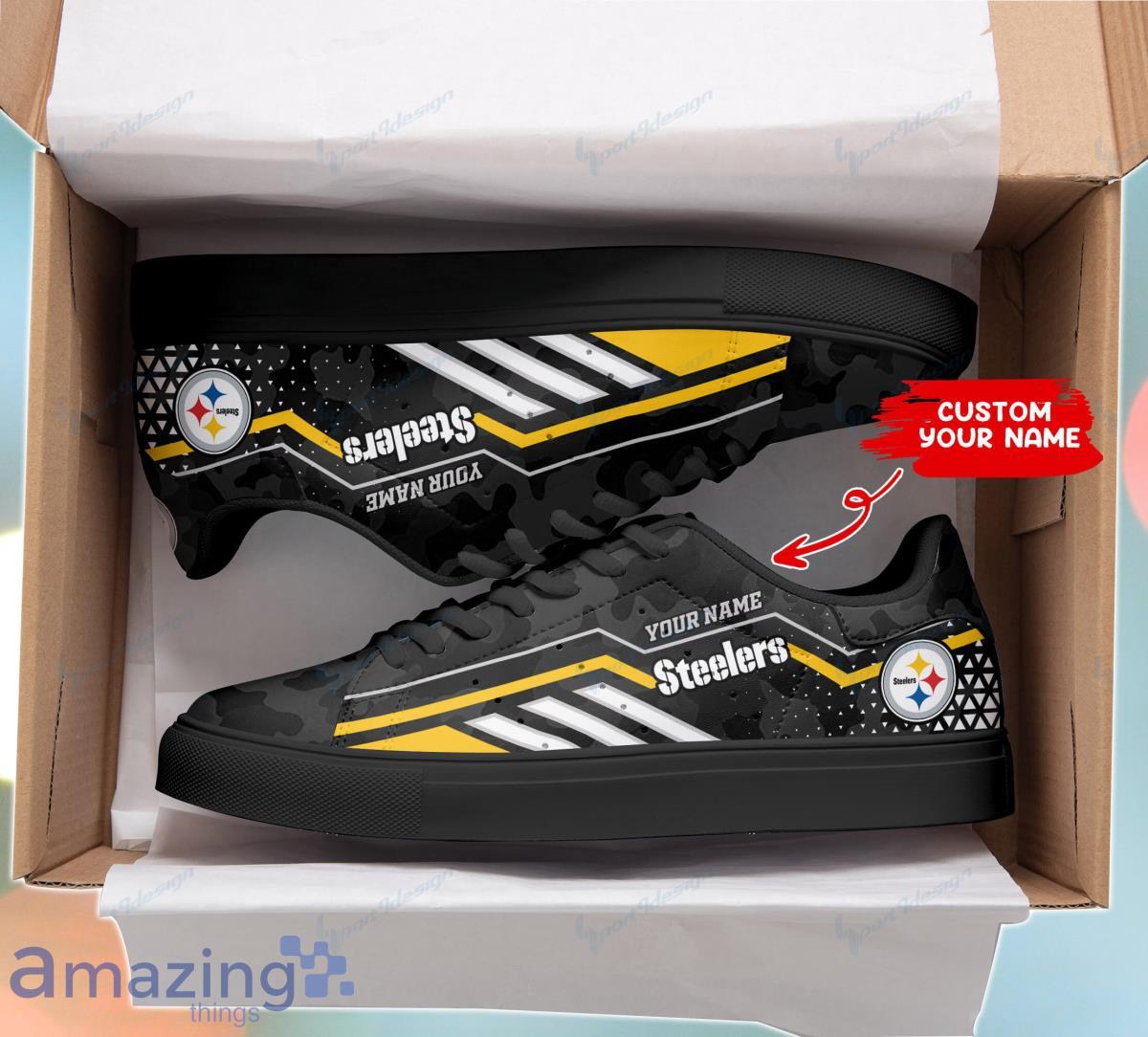 Pittsburgh Steelers Personalized Stan Smith Sneakers Style Gift For Men And Women Fans image Pittsburgh Steelers Personalized Stan Smith Sneakers Style Gift For Men And Women Fans Product Photo 2
