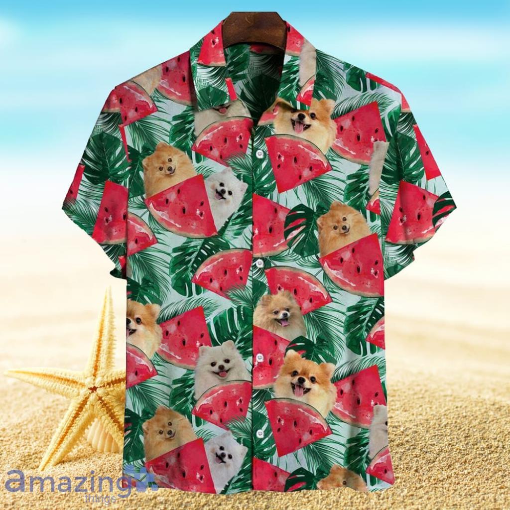 Pomeranian Hawaiian Shirt Gift For Dog Lovers Product Photo 1 Pomeranian Hawaiian Shirt Gift For Dog Lovers Product Photo 1