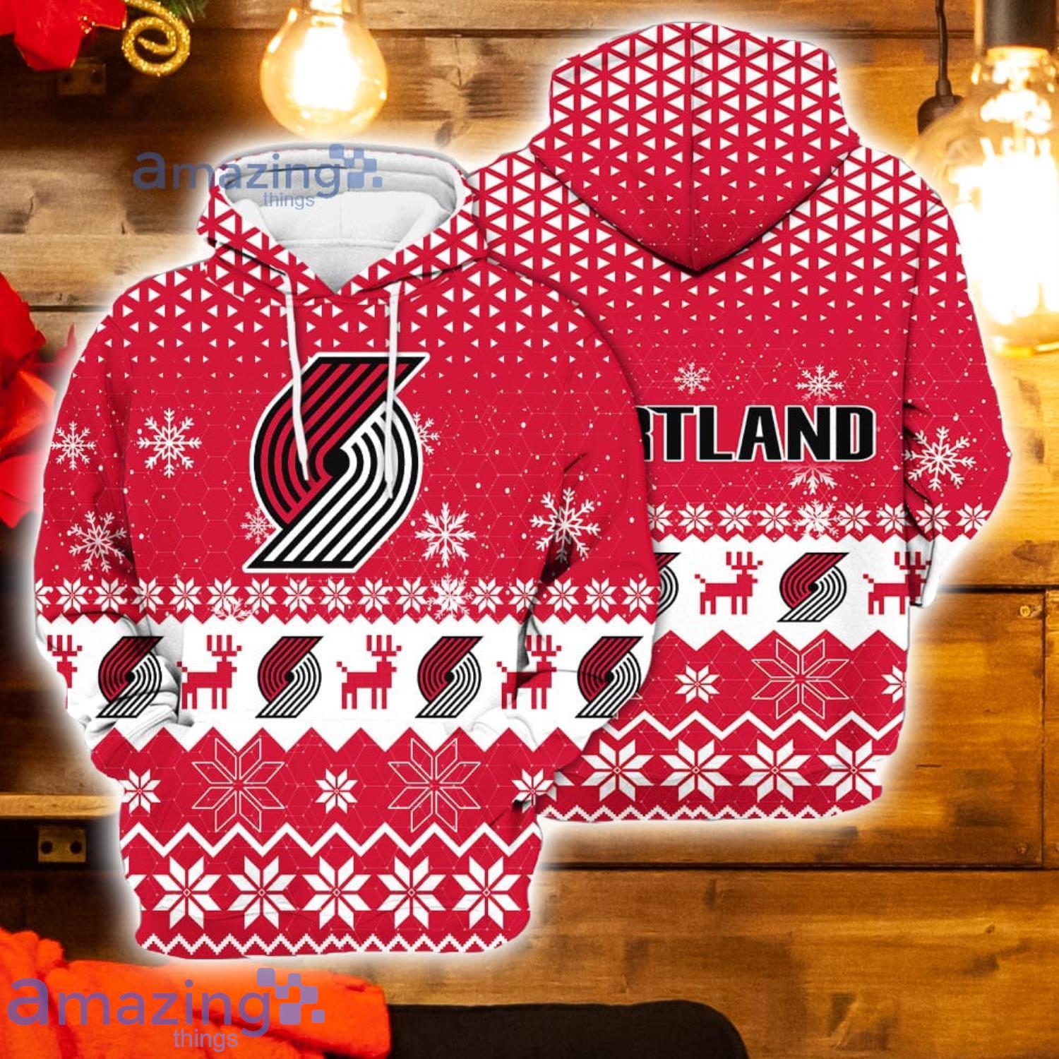 Portland Trail Blazers Sports Football American New Trends 3D Hoodie Christmas Gift For Men And Women Product Photo 1