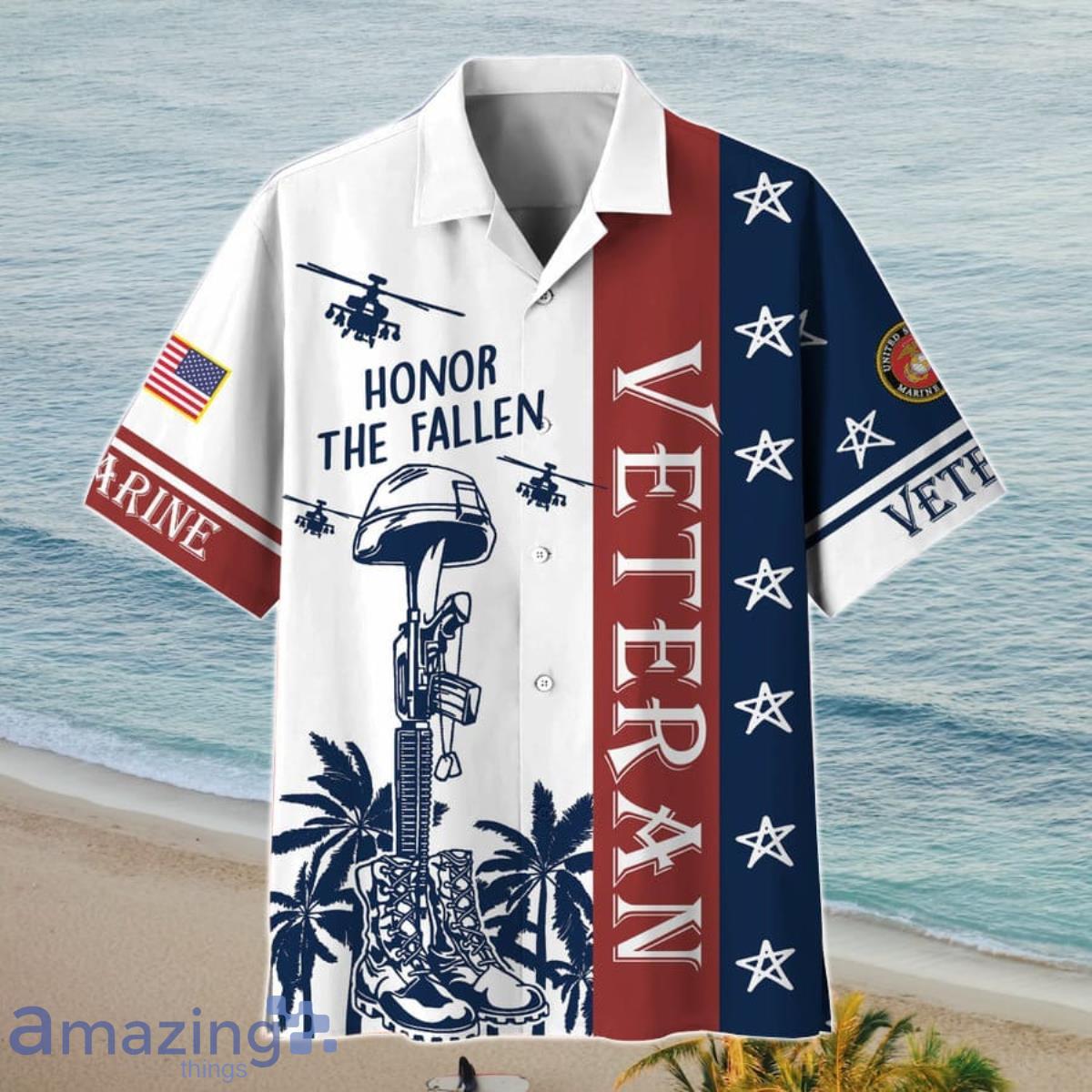 Premium Honor The Fallen US Marine Hawaii Shirt Best Gift For Men And Women Product Photo 1