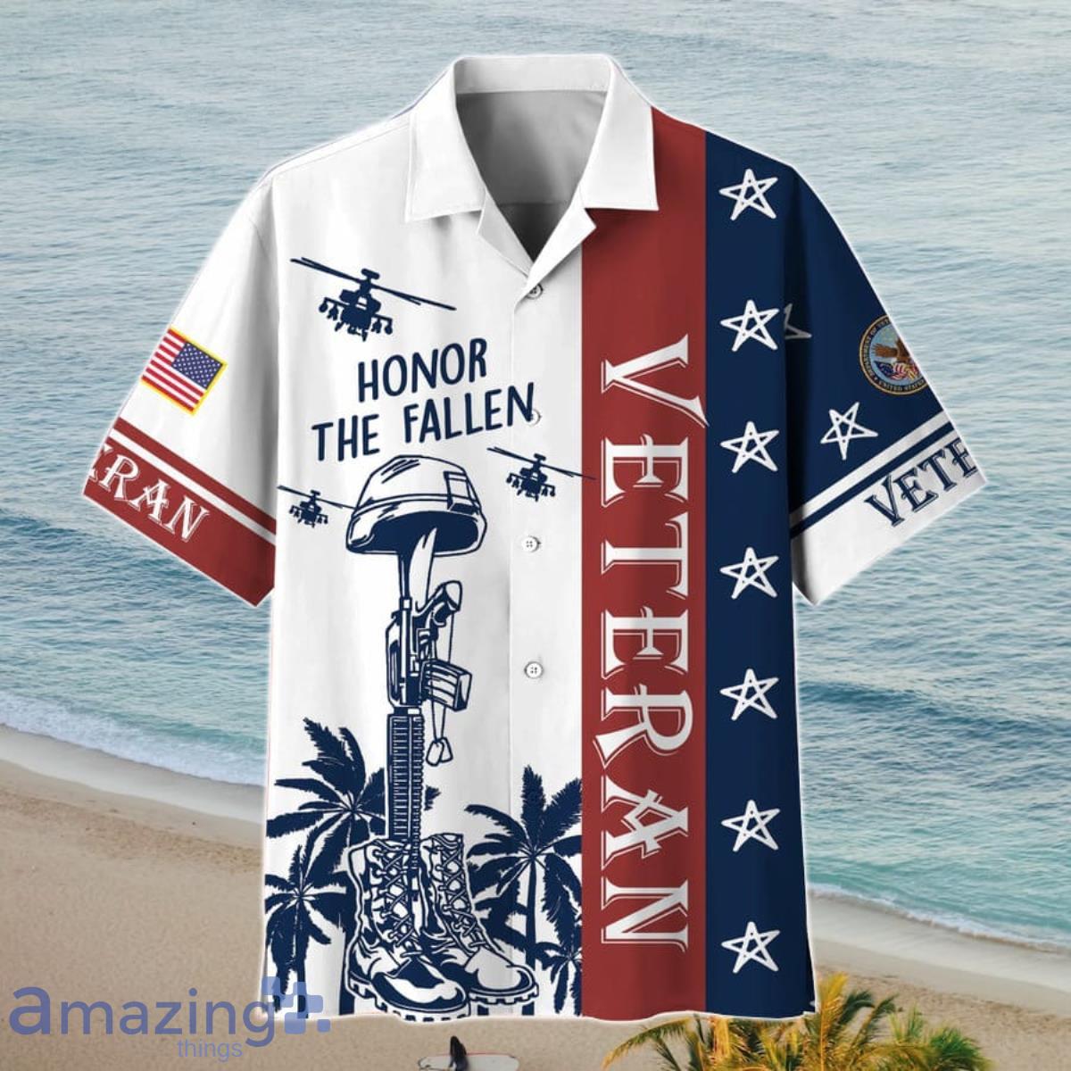 Premium Honor The Fallen US Veteran Hawaii Shirt Style Gift For Men And Women Product Photo 1