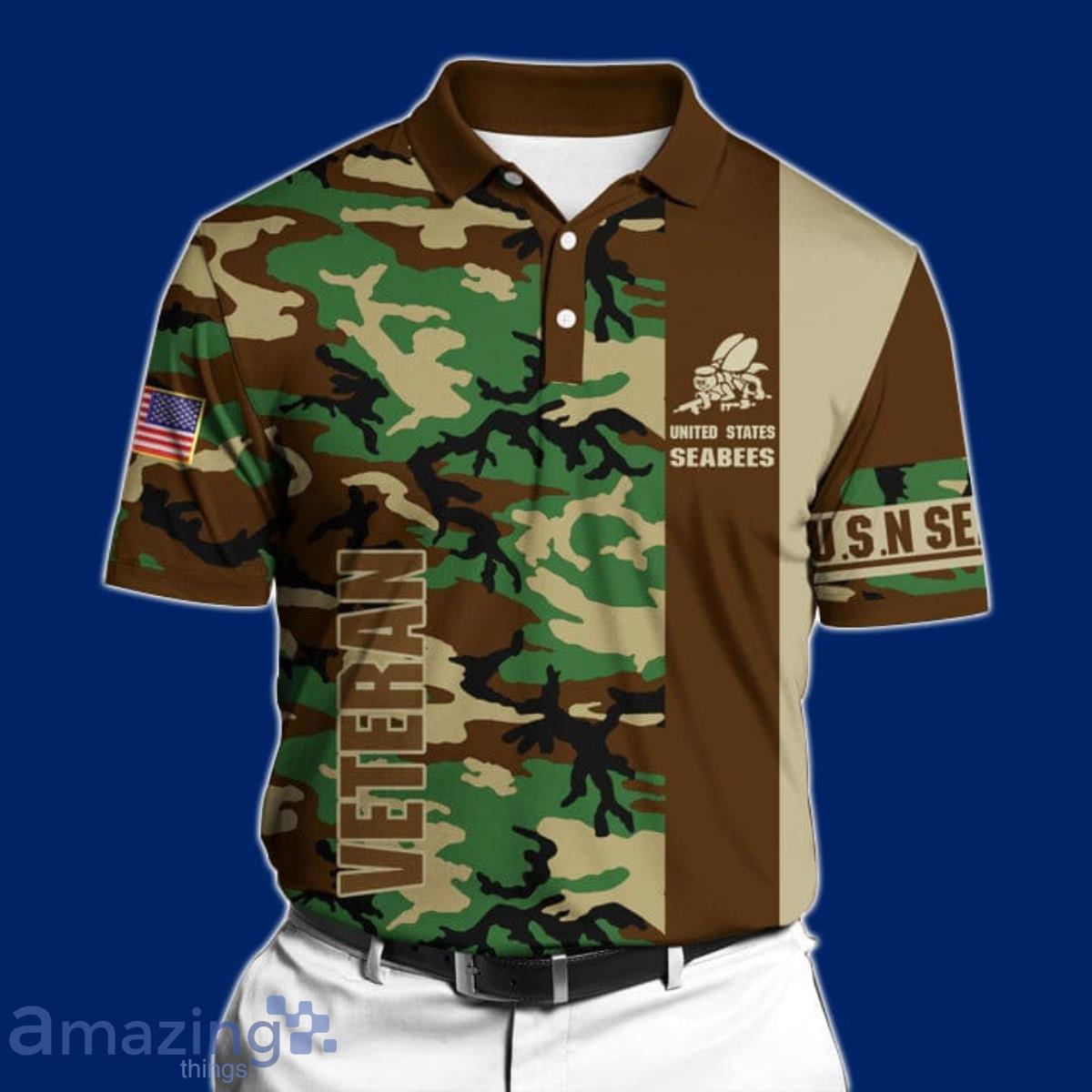 Premium United States SeaBees Polo Shirt All Over Printed Unique Gift For Men And Women Product Photo 1