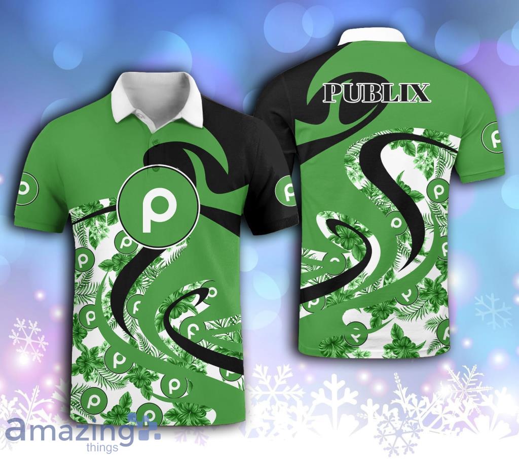 Publix Tropical Black Polo Shirt Gift For Men And Women Product Photo 1