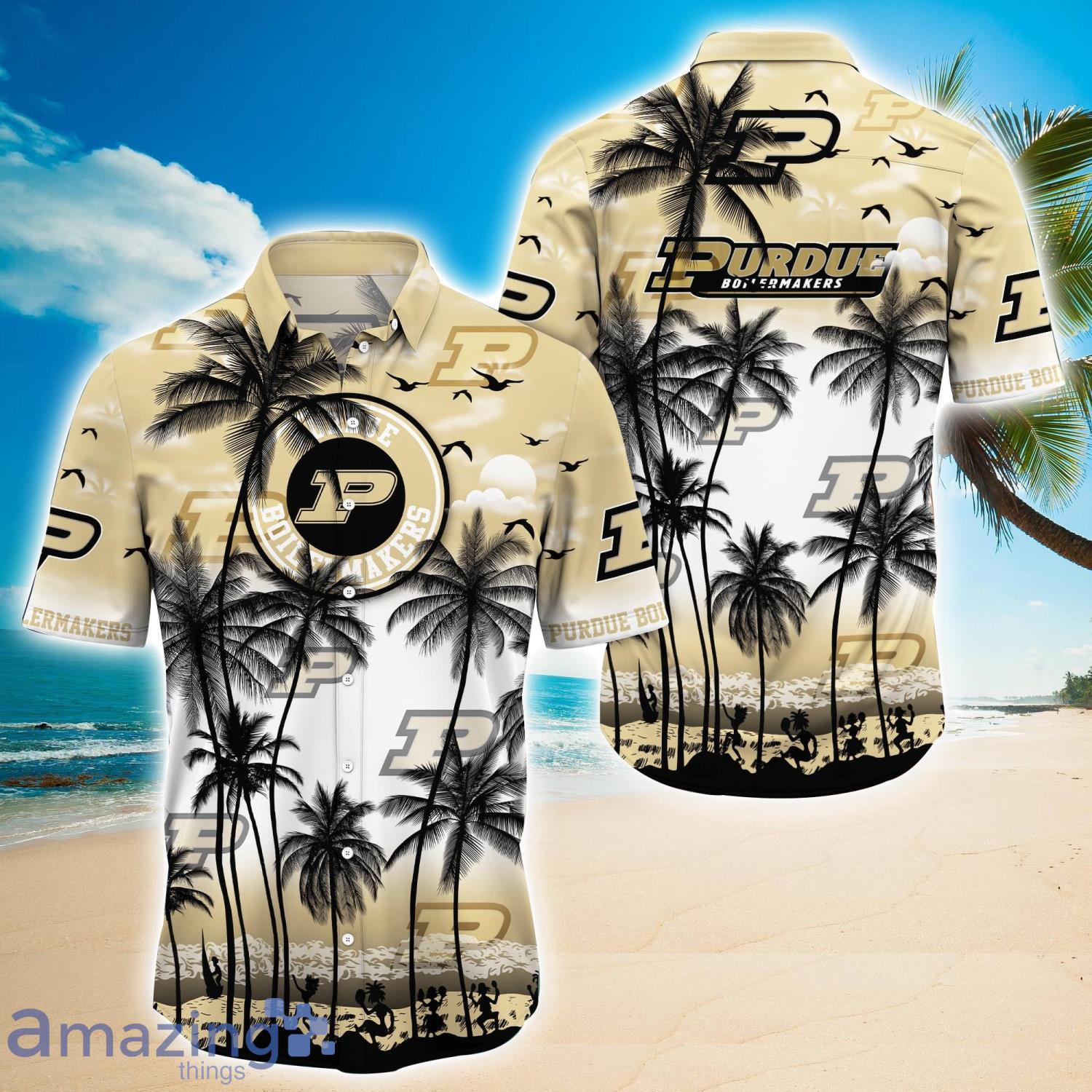 LIMITED] Purdue Boilermakers Hawaiian Shirt, New Gift For Summer