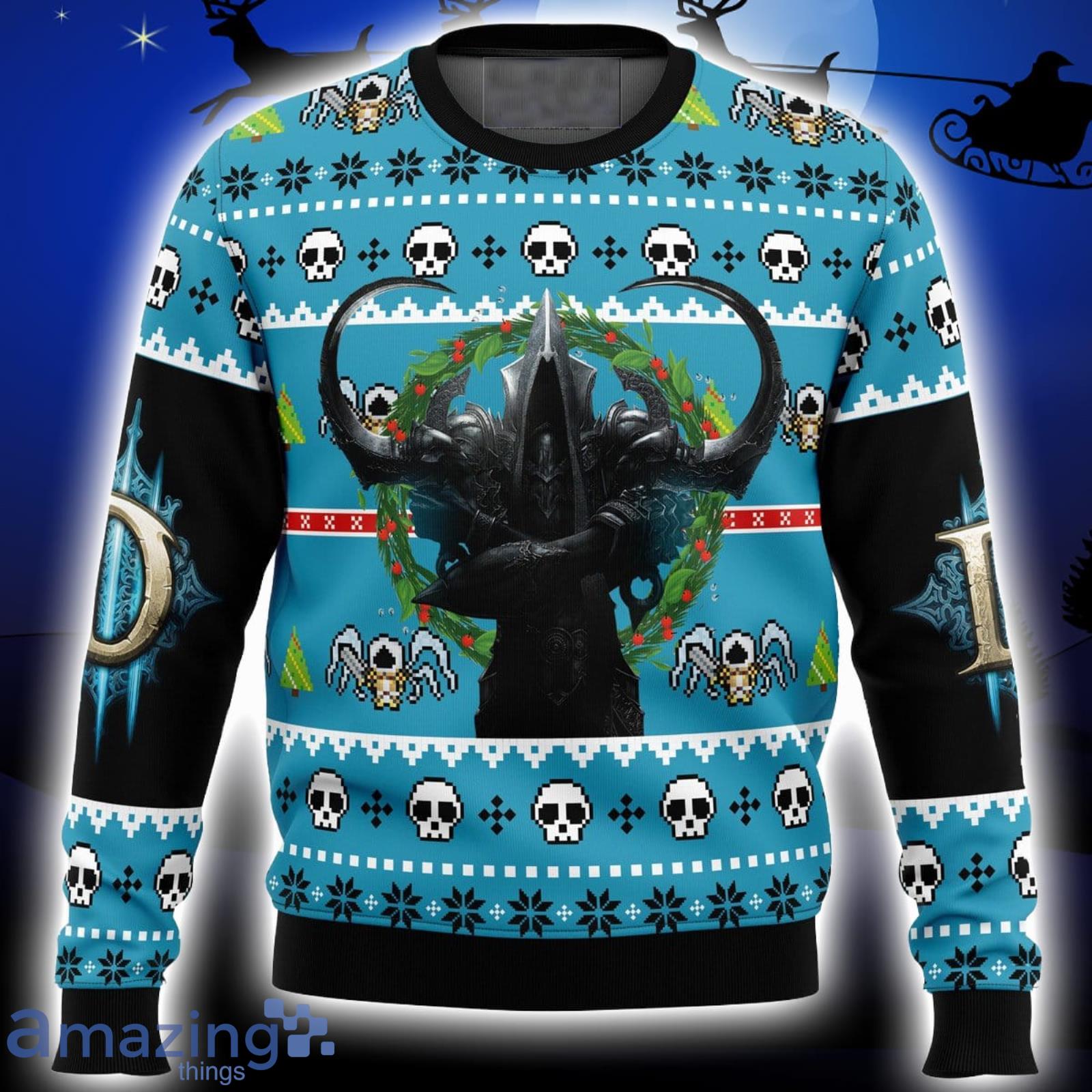 Reaper of Souls Diablo Xmas Ugly Christmas Sweater Christmas Gift For Men And Women Product Photo 1