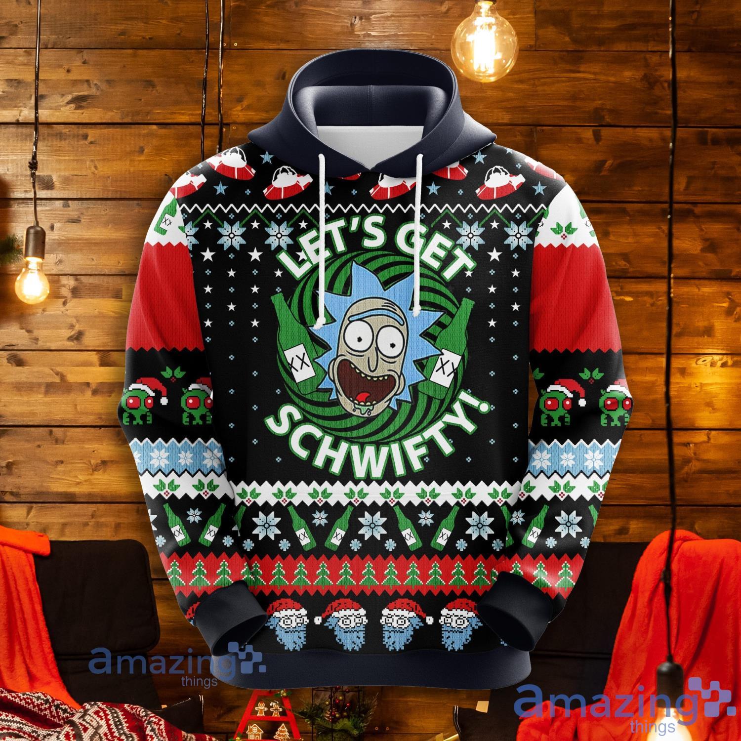 Let's get schwifty christmas on sale sweater