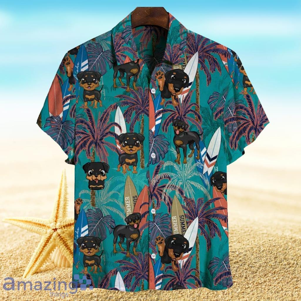 Rottweiler Hawaiian Shirt Tropical Lover Xmas Gift Product Photo 1
