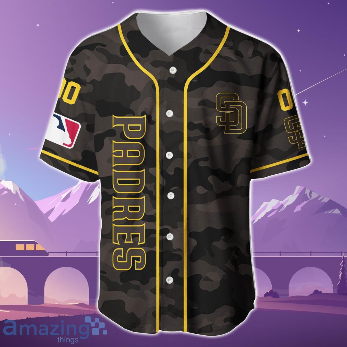 San Diego Padres Custom Name & Number Baseball Jersey Best Gift For Men And Women Product Photo 2