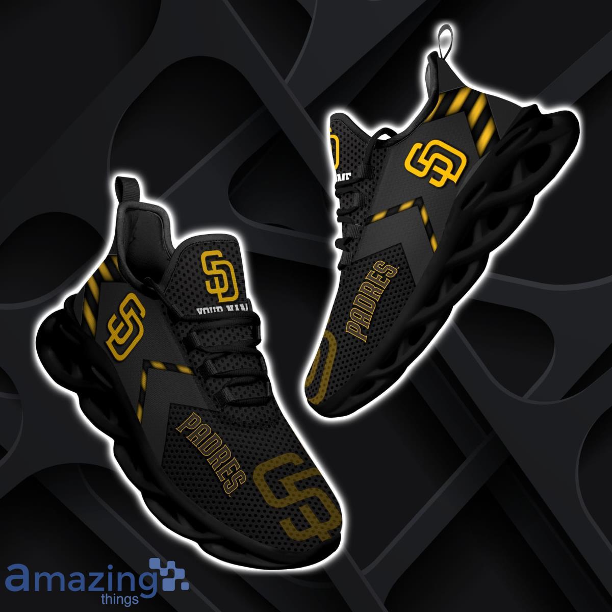 San Diego Padres-Personalized MLB Max Soul Shoes Best Gift For Men And Women Fans Product Photo 2