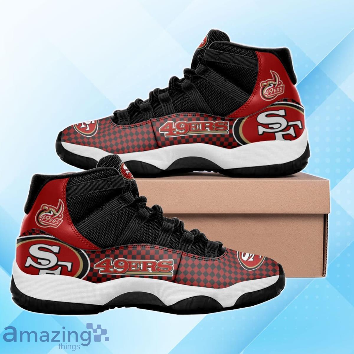 San Francisco 49ers Air Jordan 11 Sneakers Unique Gift For Men And Women Fans Product Photo 1