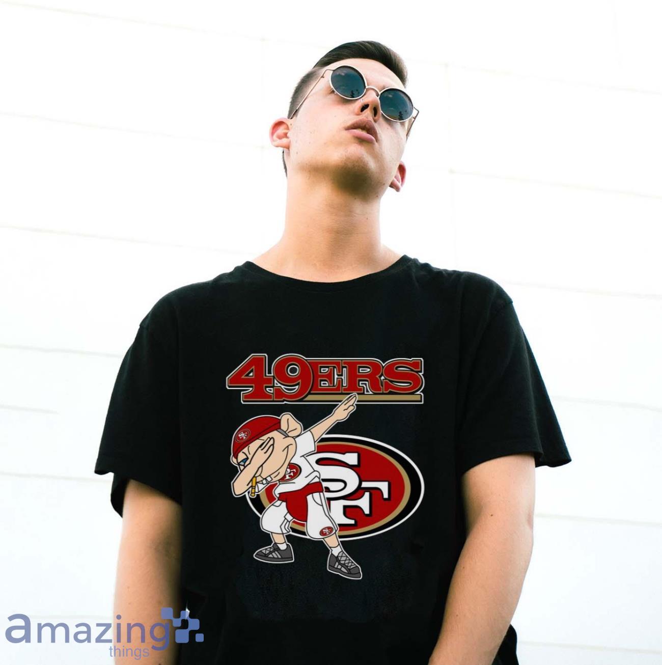 San Francisco 49ers Shirt Mens 5XL NFL Black Adult Tshirt Football