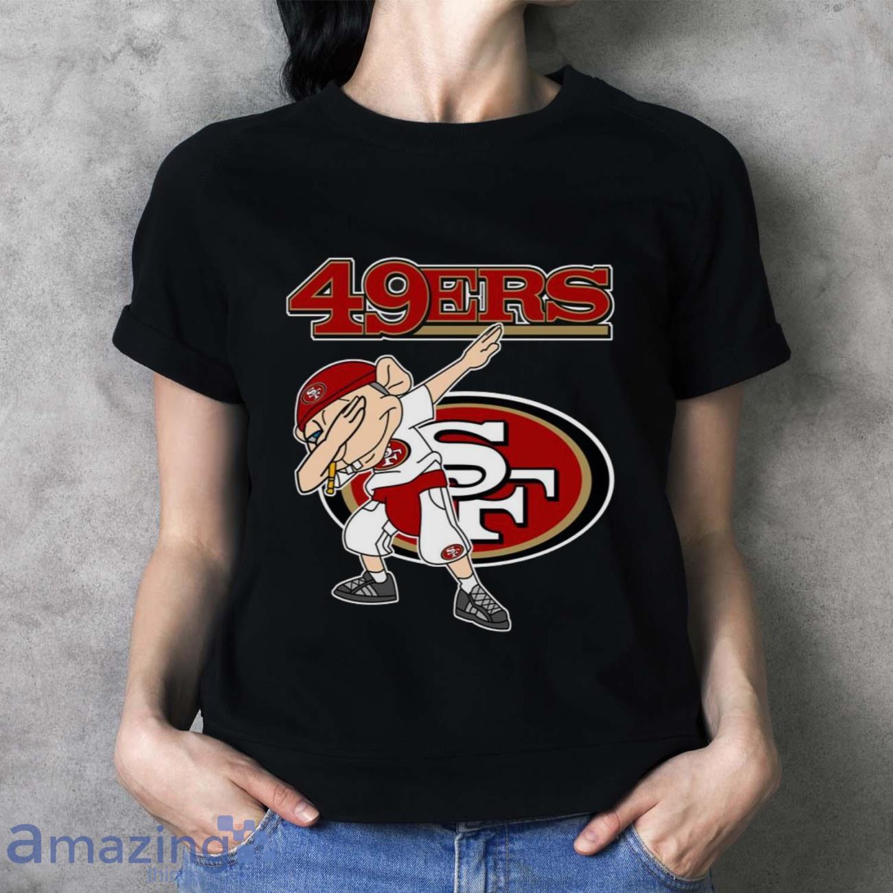 NFL Team Apparel San Fransico SHOW YOUR 49ers SPIRIT Womens Sz S Black  Shirt Top