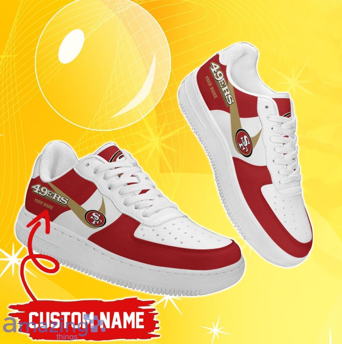 Lowest Price San Francisco 49ers Women's Shoes Low Top Canvas