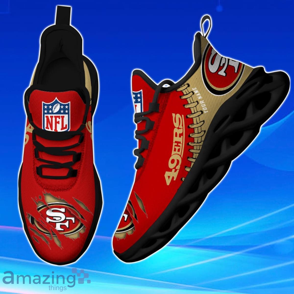 San Francisco 49ers NFL Clunky Max Soul Shoes Custom Name Best Gift For Men  And Women Fans - Freedomdesign