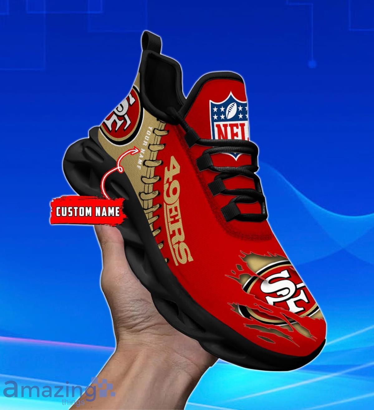 San Francisco 49ers Design Max Soul Shoes For Men And Women - Banantees