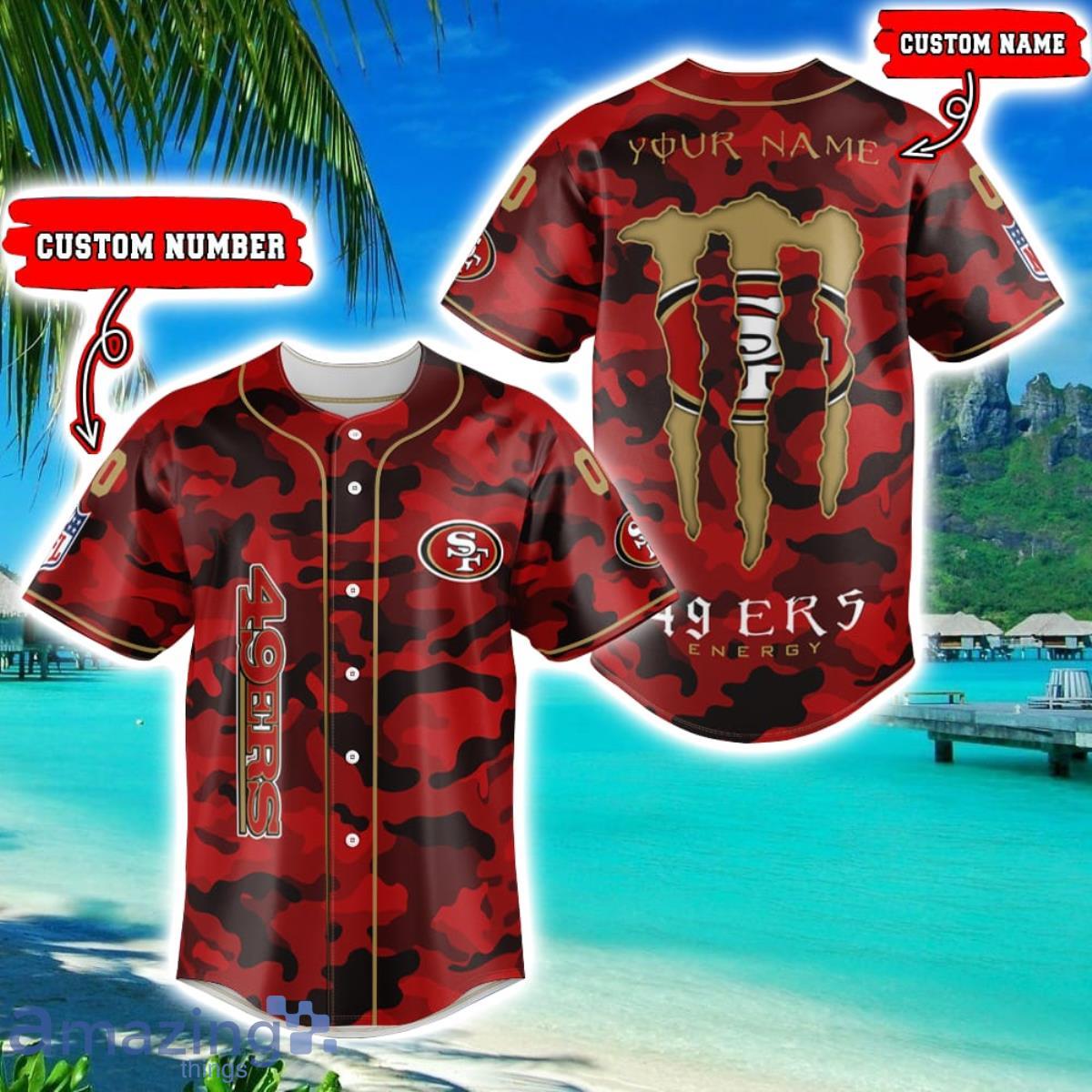 San Francisco 49ers-NFL BASEBALL JERSEY CUSTOM NAME AND NUMBER Best Gift  For Men And Women Fans