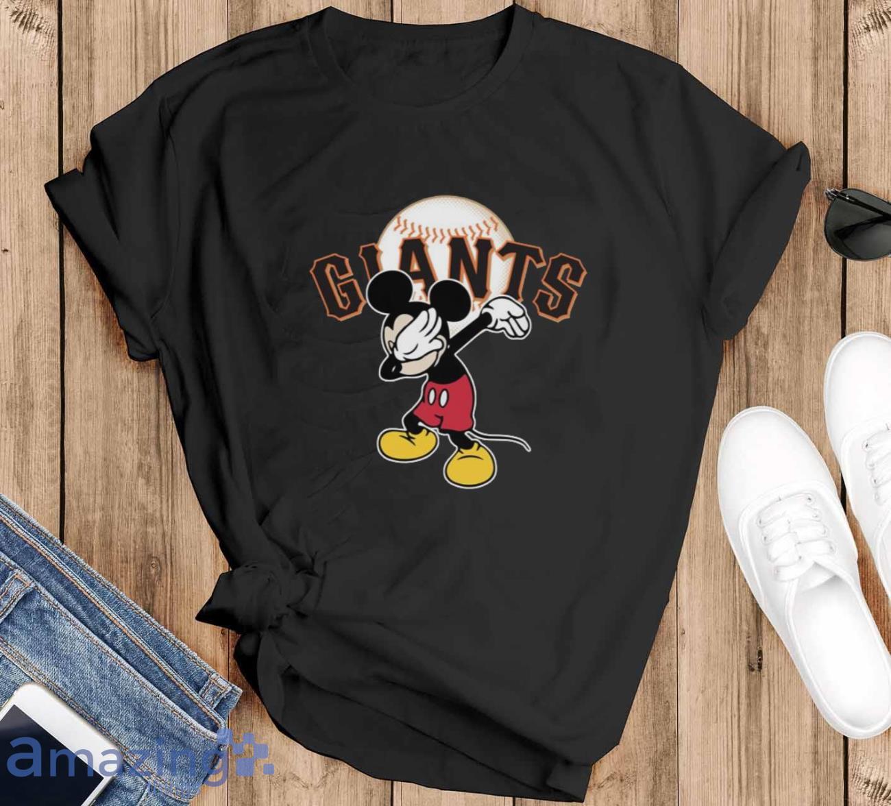 San Francisco Giants MLB Baseball Dabbing Mickey Disney Sports T